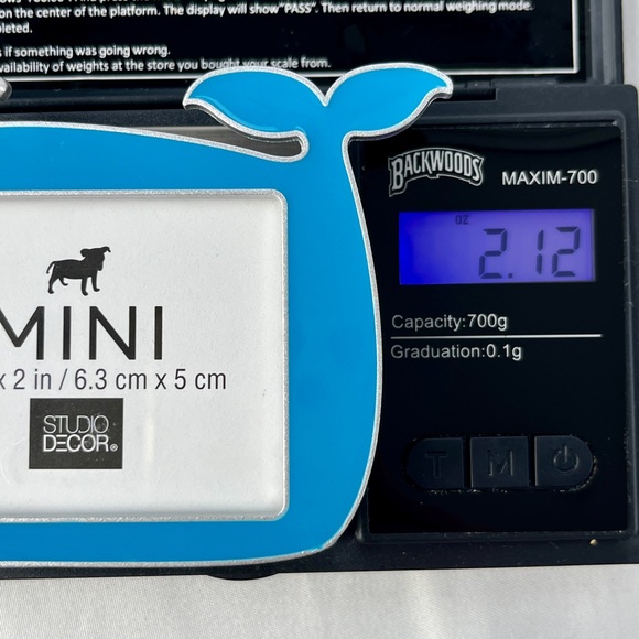 🐳 Blue Whale Mini Frame - Picture 10 of 11